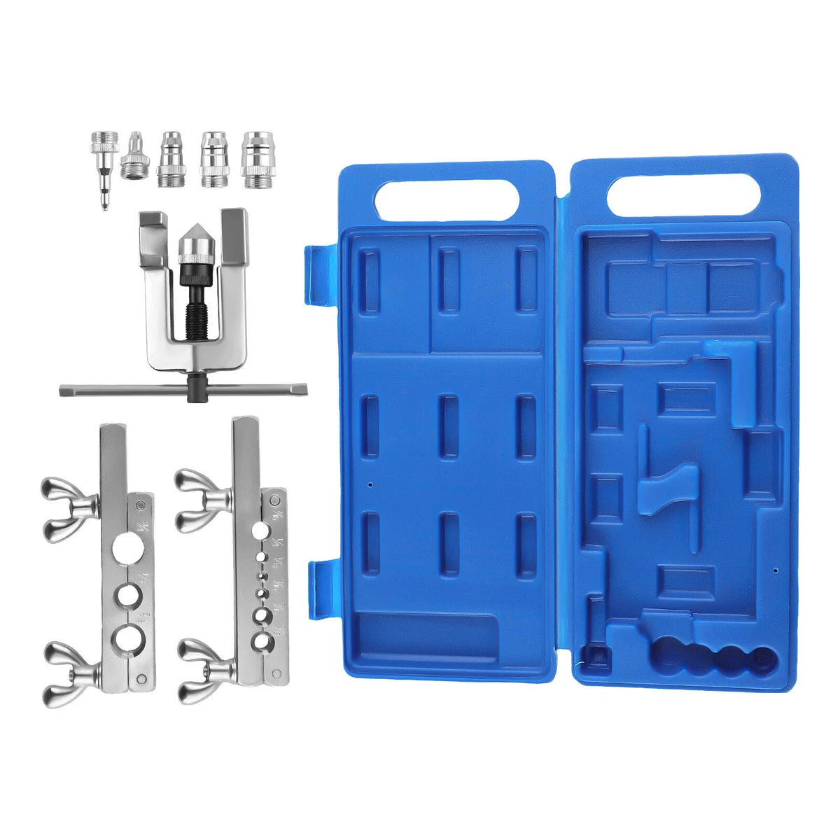 Flaring & Swaging Tool Kit for Refrigeration Copper Tubing (1/8"-3/4")