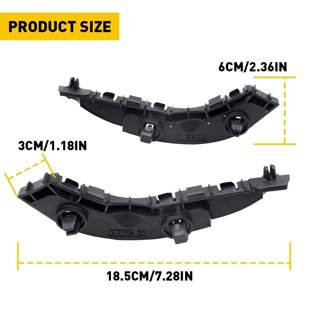 2X Front Fascia Bumper Bracket for Honda Civic Sedan (2006–2011)