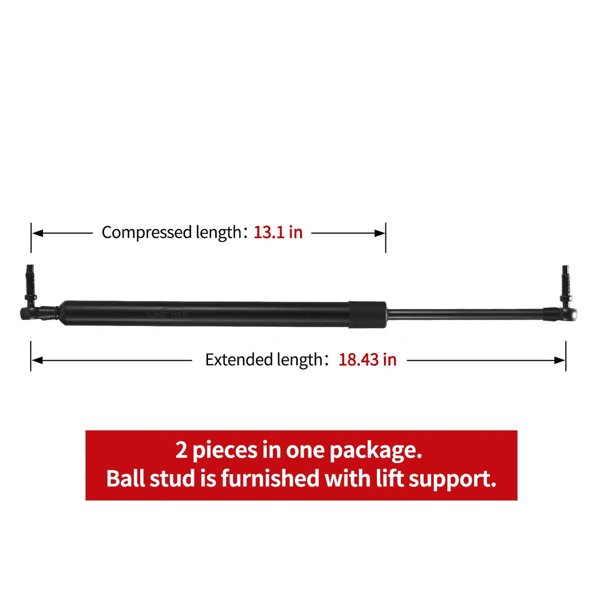 Front Hood Lift Shock Supports for Jeep Grand Cherokee (1999–2004)