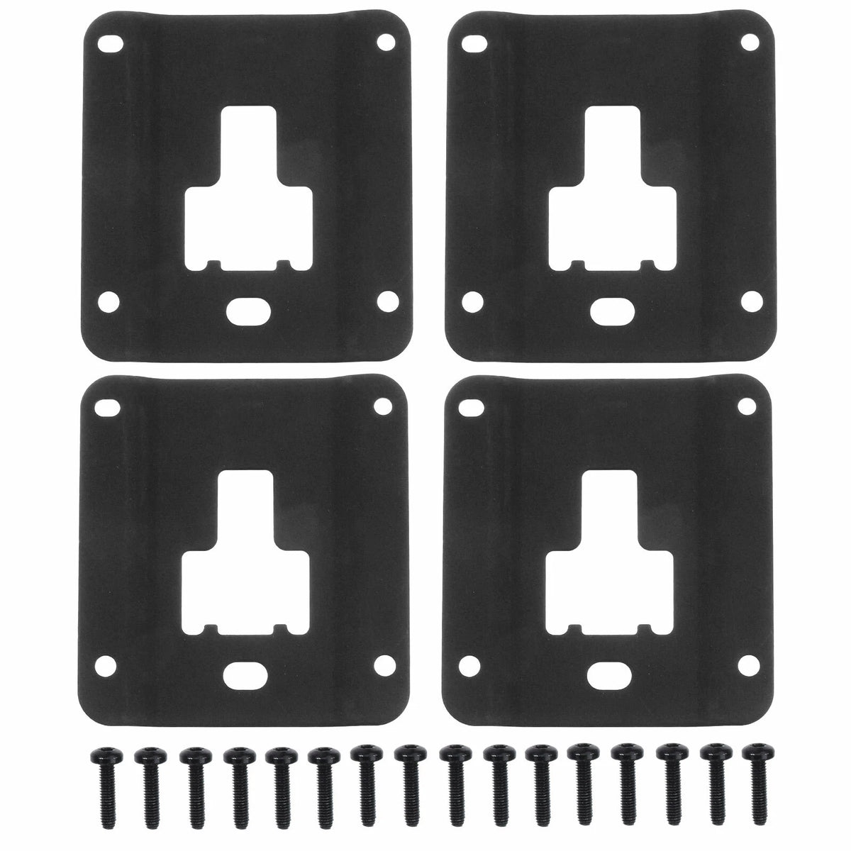 Set of 4 Truck Bed Cleats Tie Down Interface Plates for Ford F-150 (FL3Z-9928408-AB, FL3Z9928408AB)