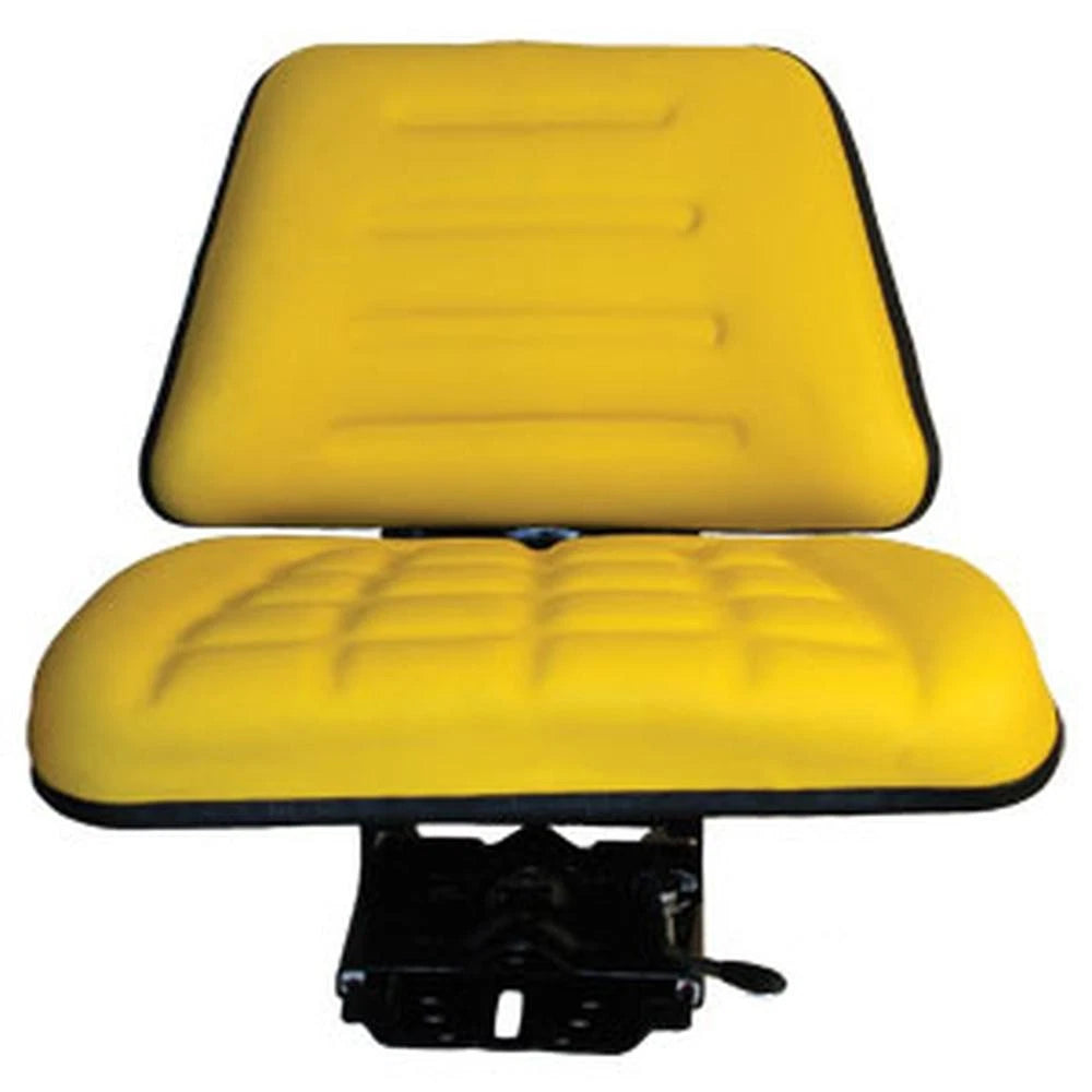 TF222YL Yellow Back Flip Up Seat for John Deere Tractors
