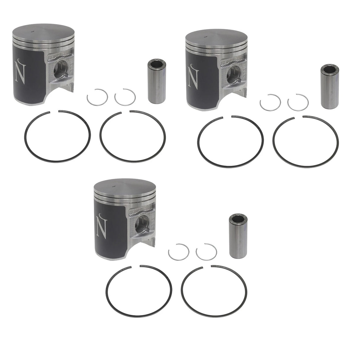 3 Namura Piston Kits for Kawasaki Ultra 150 & 1200 STX-R (.020 Over Bore 80.5mm) (3)NW-20006-2