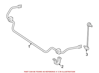 Front Suspension Stabilizer Bar Link Kit 1713230017 for Mercedes-Benz