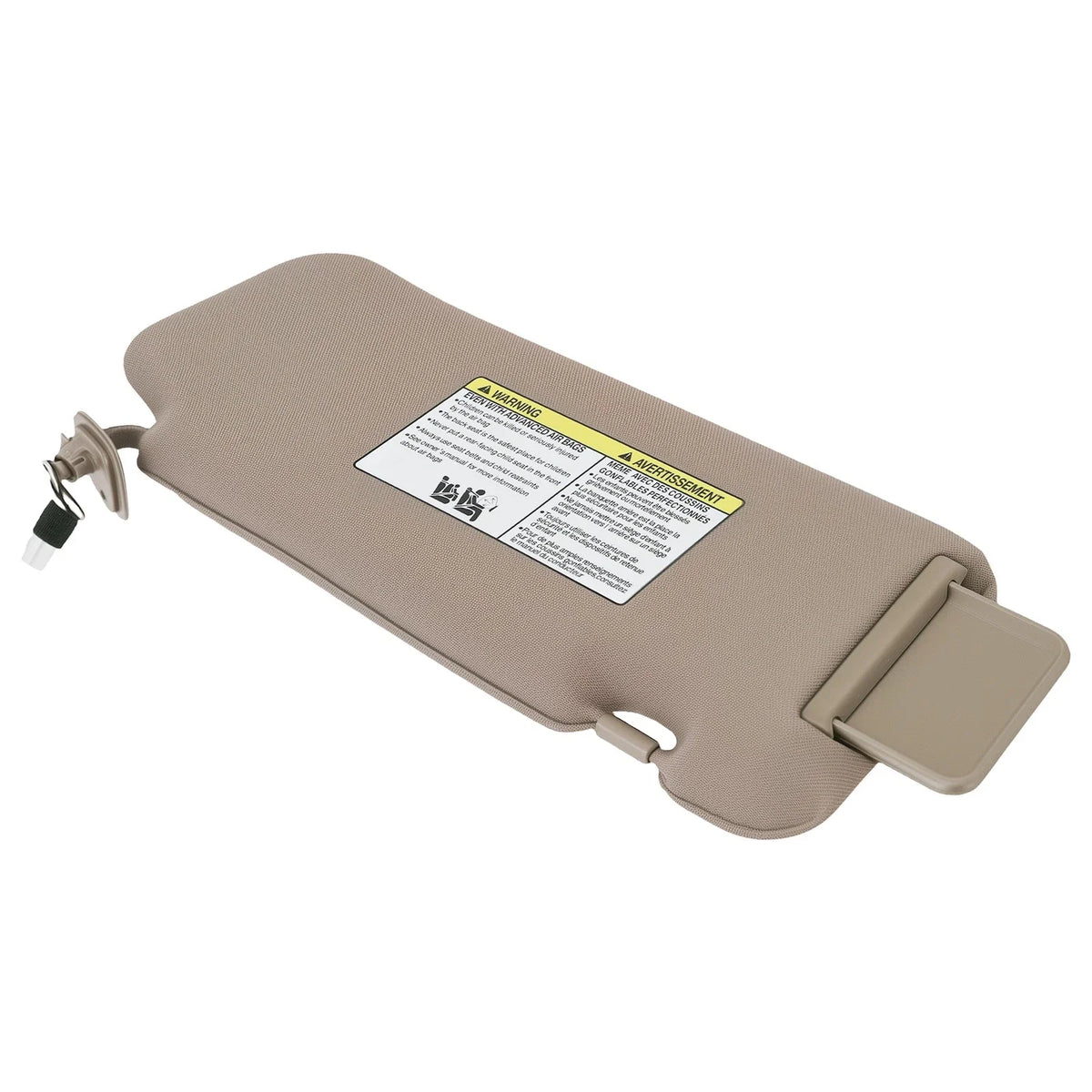 Beige Left Sun Visor for Nissan Murano (2009–2014) 96401-1AA1B 964011AA1B
