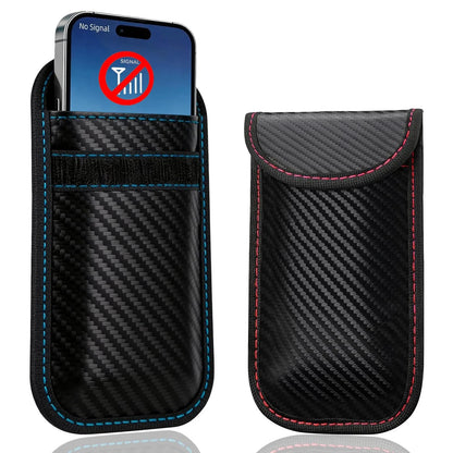 Faraday Bags for Phones 20cm x 12cm (Red and Blue)
