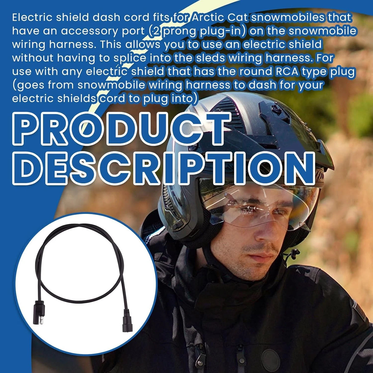 G999243 Electric Heated Power Adaptor Cord Kit for Arctic Cat GM38S