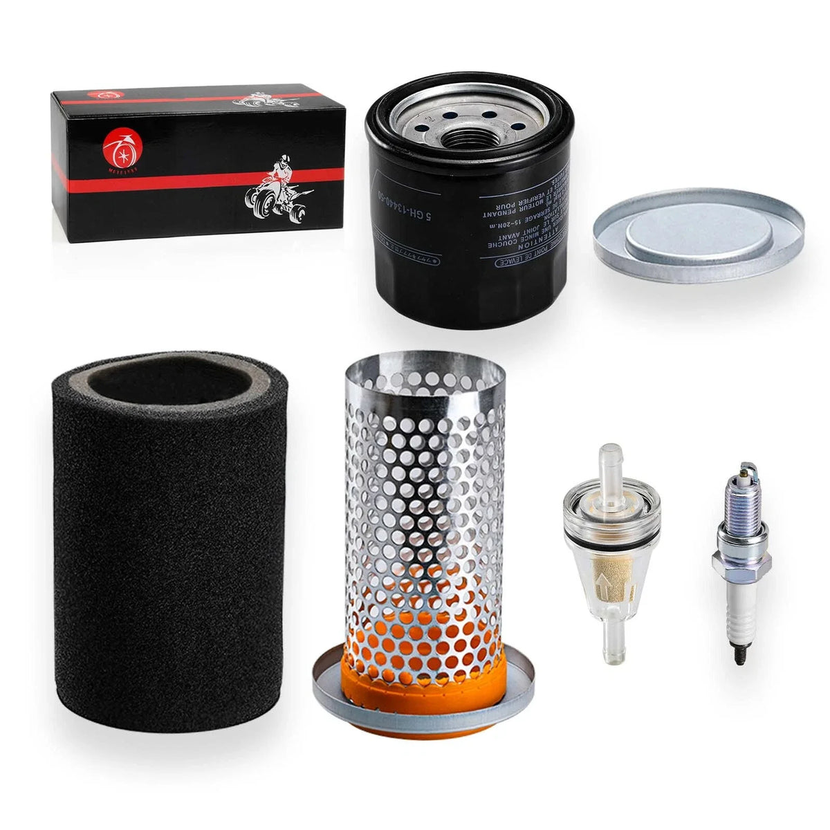 Air Filter & Cap Oil Filter Yamaha Grizzly 350/400/450 Bruin