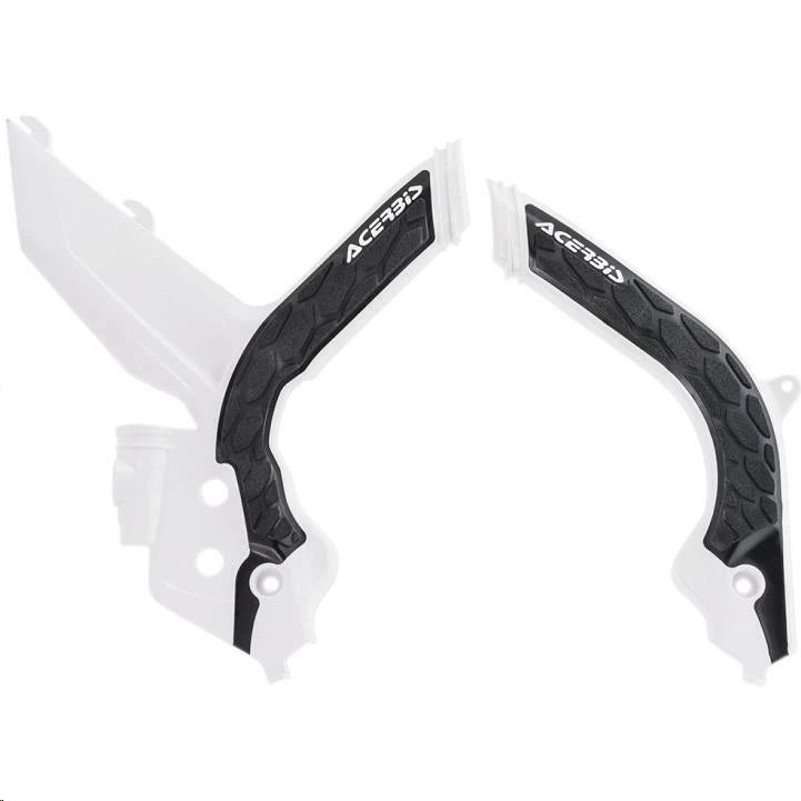 X-Grip Frame Guards for Acerbis (2783151035) - White/Black