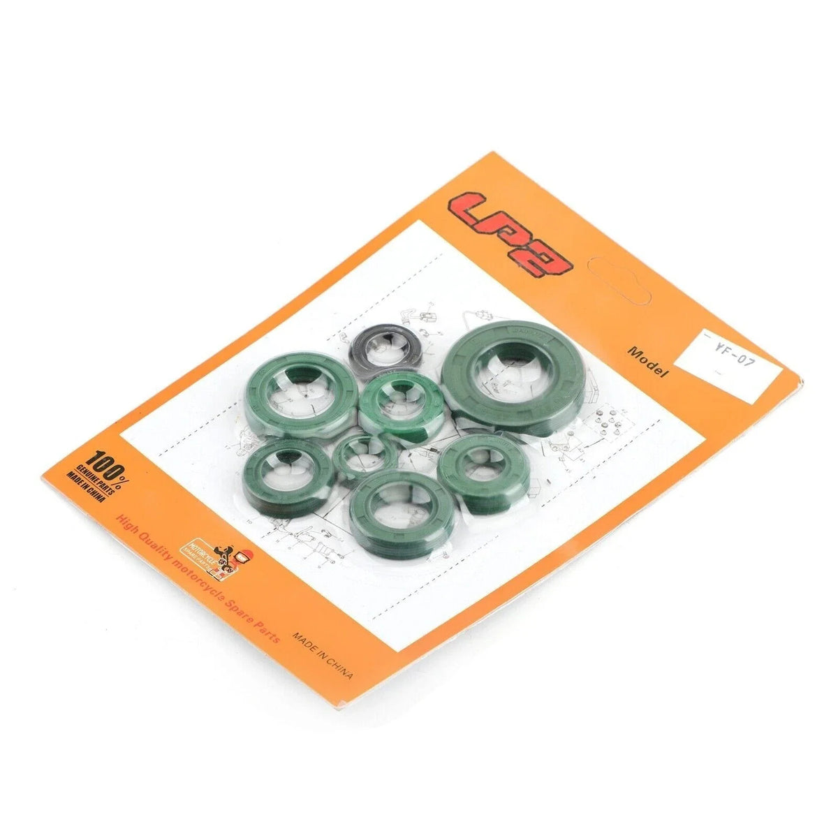 8X Engine Oil Seal Kit for Honda CR80R (1986–2002), CR85R (2003–2007)