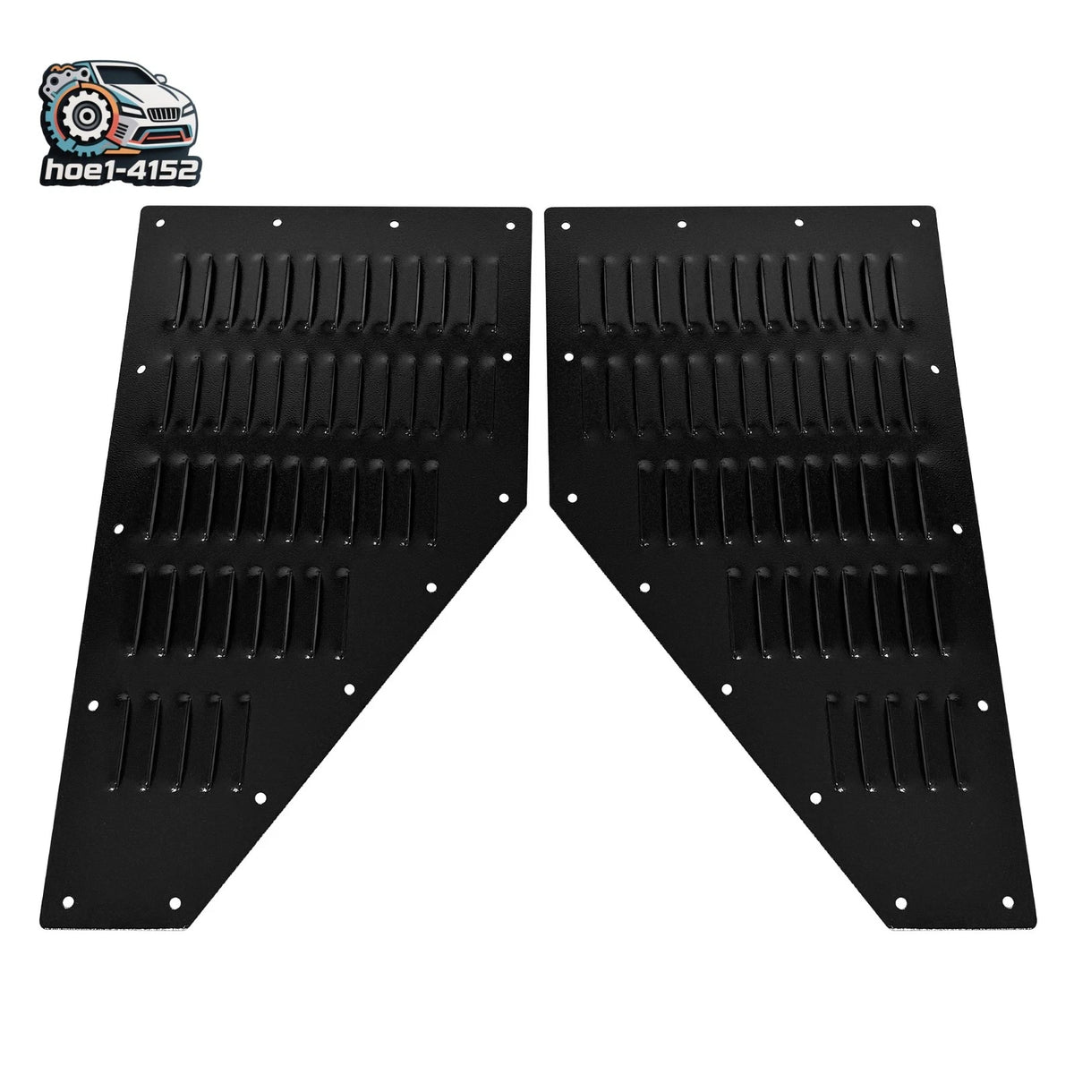 2X Aluminum Hood Louvers for Jeep Cherokee Comanche (1984–2001)