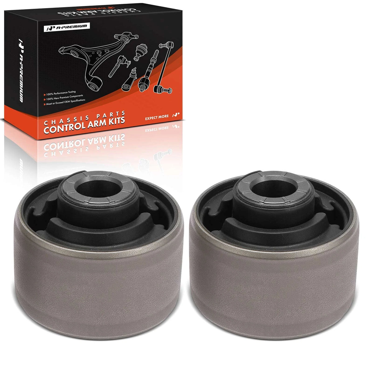 2X Front Lower Control Arm Bushings for Ford Fusion (2013–2020) FG9Z3078A, GS7Z3078B, GS7Z3079B, K201329