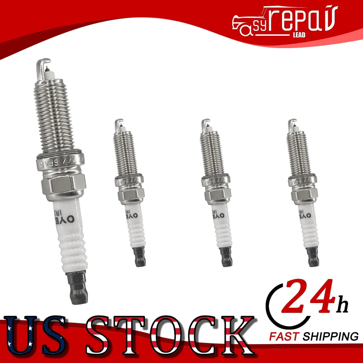 4X Ignition Coil & 4X Spark Plug for Toyota Corolla 1.8L L4 (2003–2008)