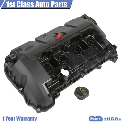 Engine Valve Cover & Gasket for Mini Cooper (2007–2016) W/O Turbo 1.6L 11127646554