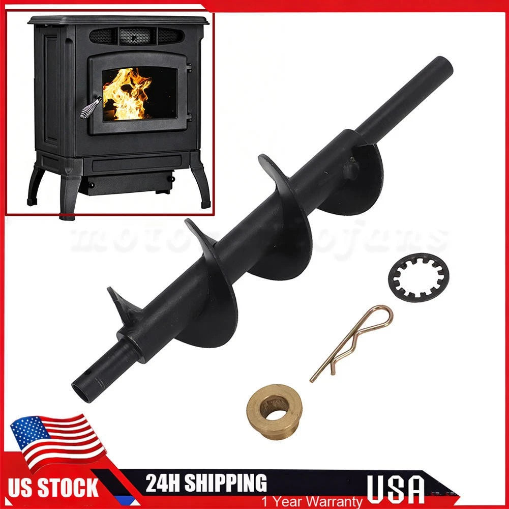 Auger Shaft Kit 891141 for US Stove 5500, 6041, Ashley, Breckwell