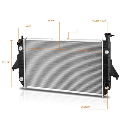 Aluminum Core Cooling Radiator for Chevy Astro/GMC Safari (1995) DPI-1688