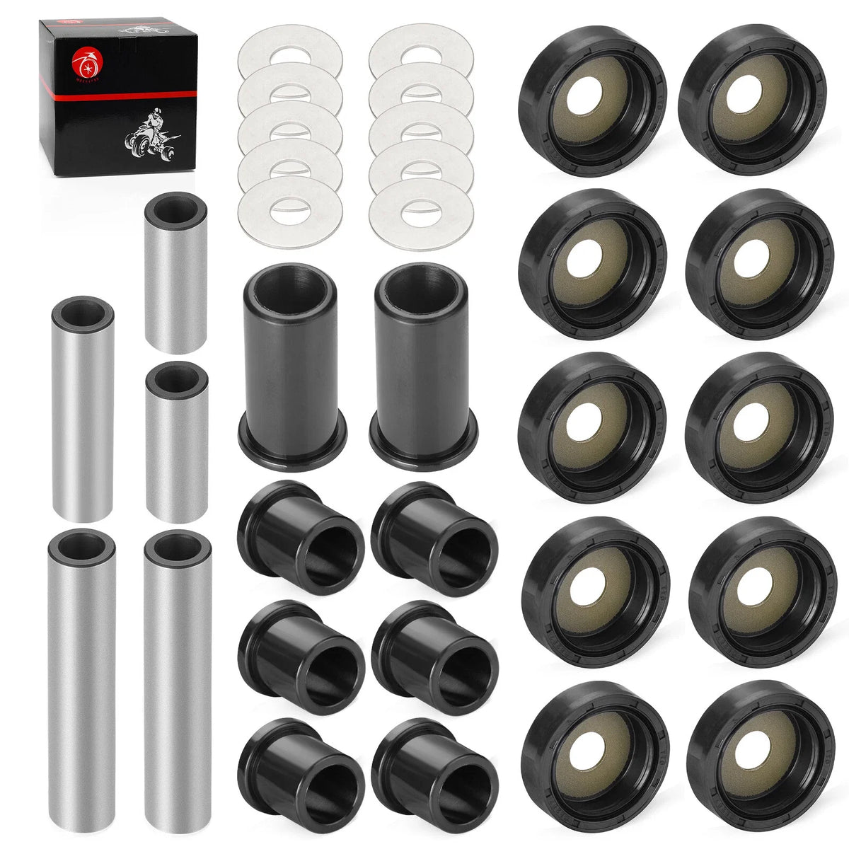 Rear A-Arm Suspension Bushing Rebuild Kit for Suzuki KingQuad 700 LT-A700X (2005–2007)
