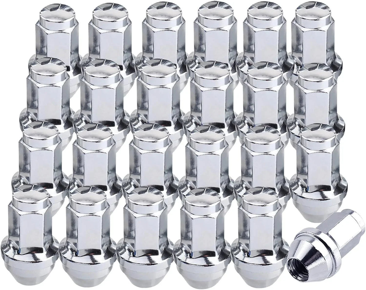 24Pc Chrome Lug Nuts for Ford Expedition (2000–2014) & Lincoln Navigator (2003–2014)
