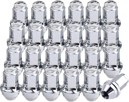 24Pc Chrome Lug Nuts for Ford Expedition (2000–2014) & Lincoln Navigator (2003–2014)