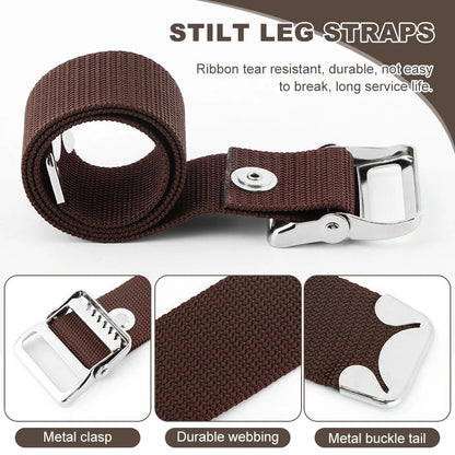 2X Drywall Stilt Replacement Leg Straps Kit for Stilt Use