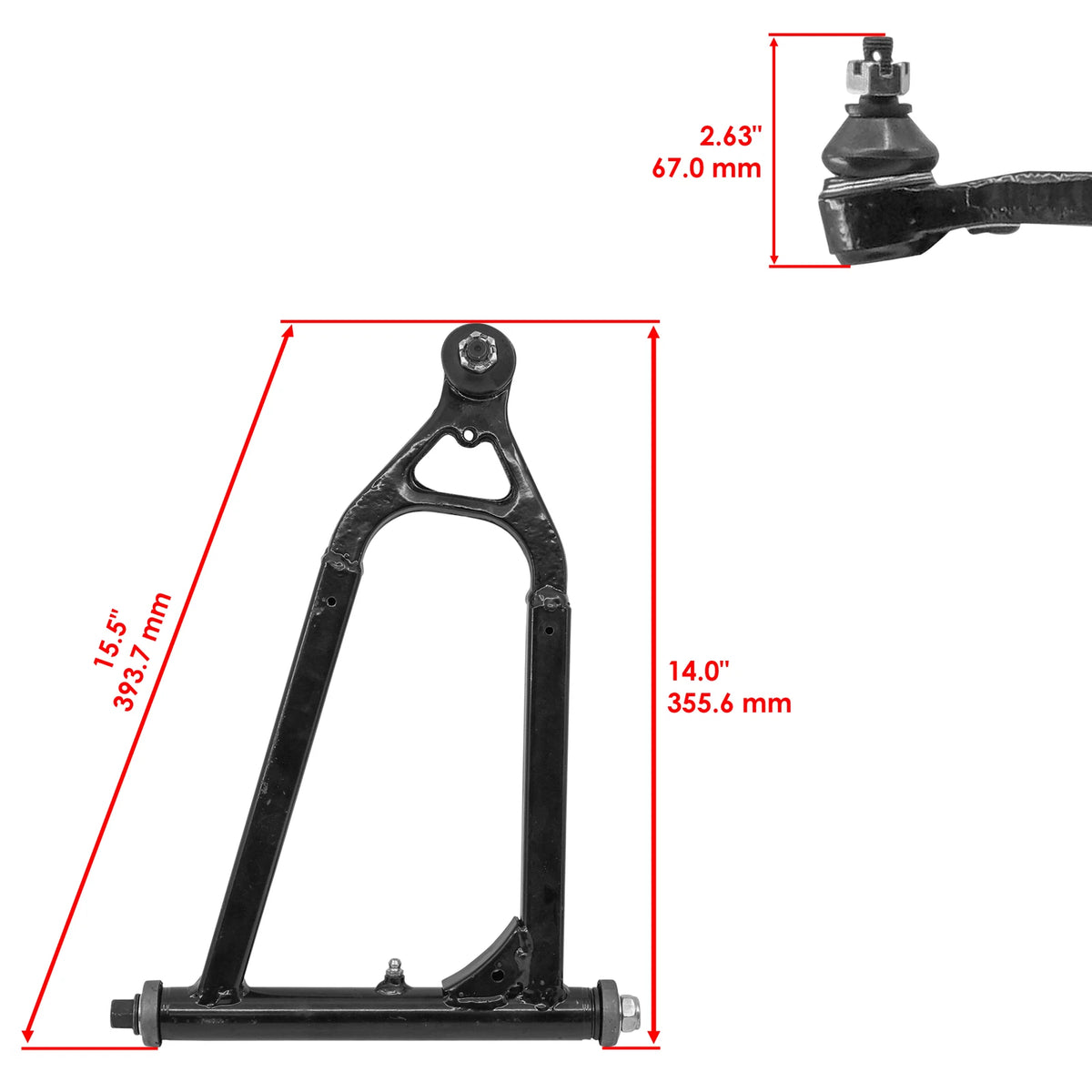 Celox Front Upper Right A-Arm for Yamaha YFZ450 (2004–2013) AA120A1001