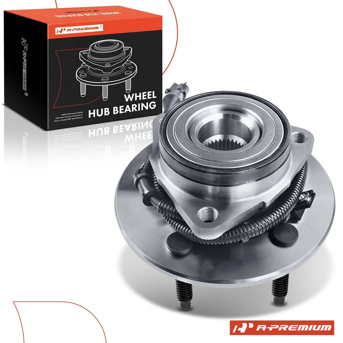 Front Wheel Bearing & Hub for Ford Expedition (2000–2002) 1L141104AA, 515031