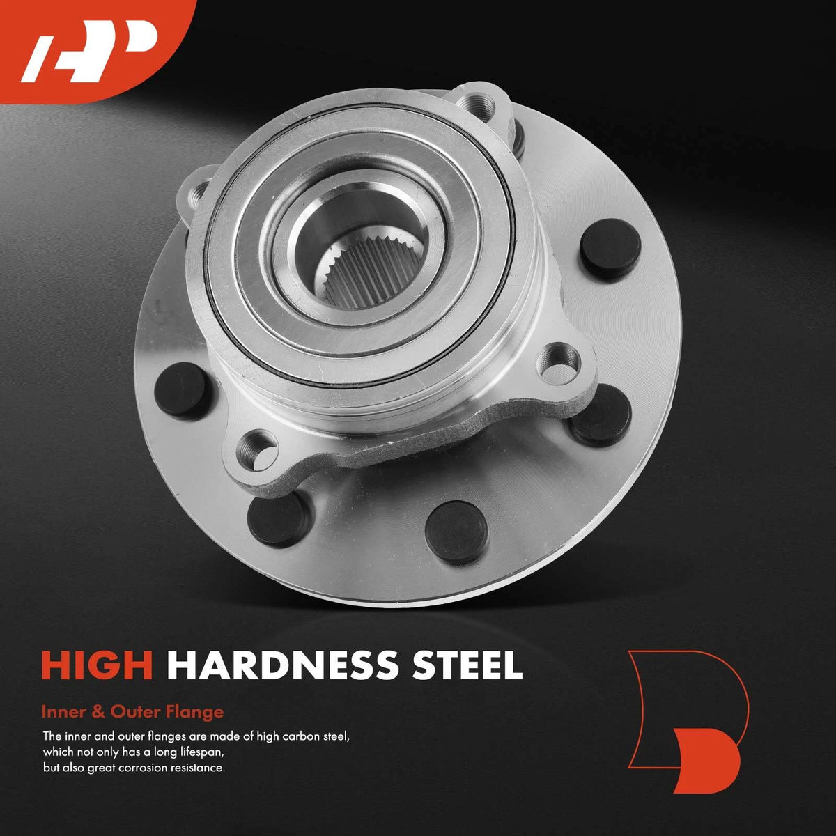 Front Wheel Hub & Bearing Assembly w/ABS for Dodge Ram 2500 3500 (2003–2010) 515062