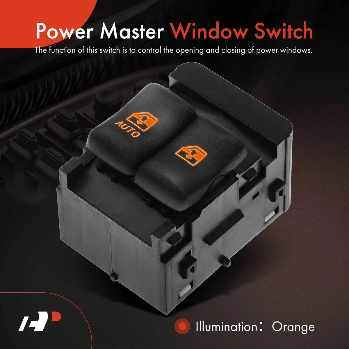 Front Left Power Master Window Switch for Chevrolet Cavalier (2000–2005) 22610144, 19244676, DS2253, 901-087
