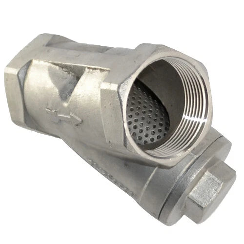 2X Stainless Steel Y Strainer Mesh Filter Valve NPT 1" 800 WOG