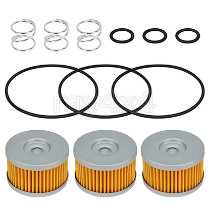 Set of 3 Oil Filters for Suzuki DR650SE SP500 LS650 (1990–2009) 16510-37450