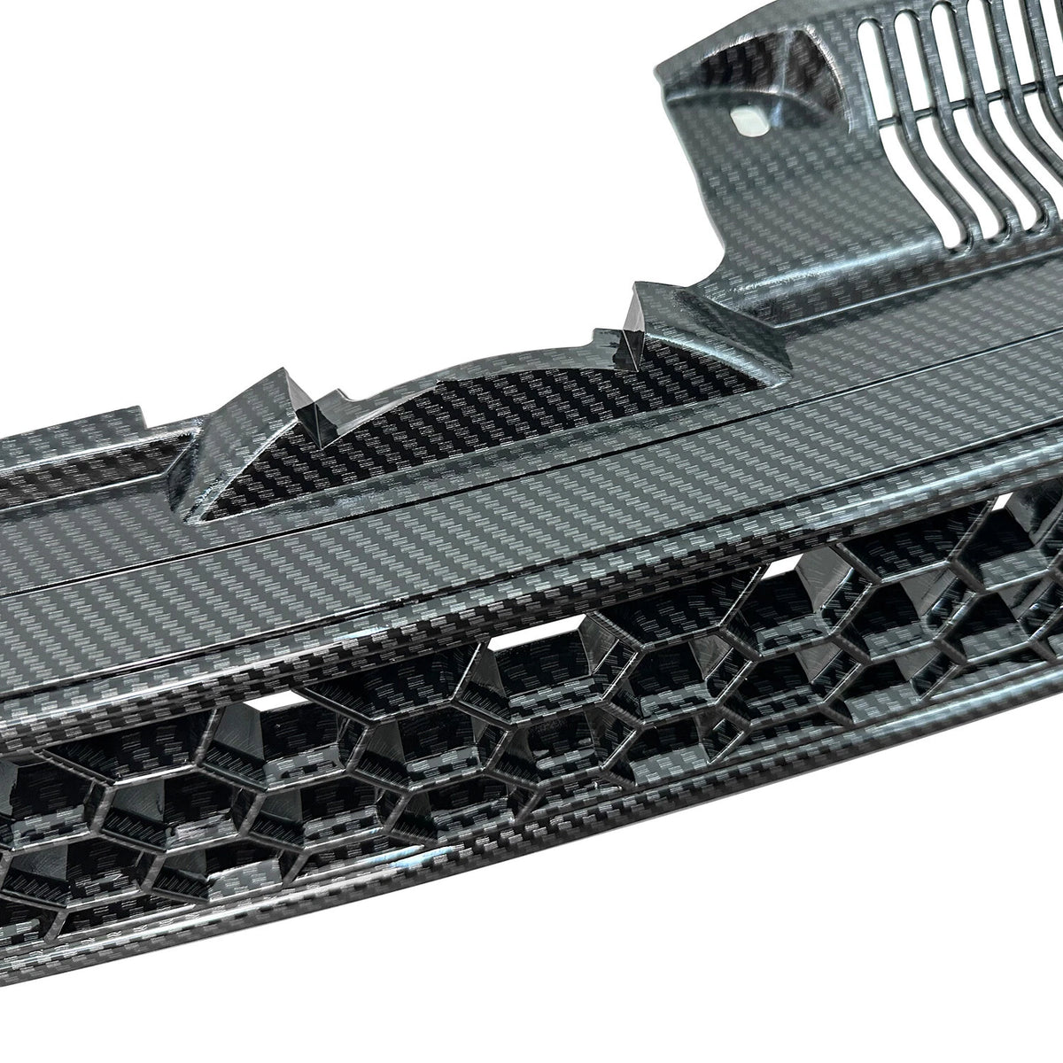 Grille Honeycomb Carbon Fiber Print for VW MK6 Golf GTI (2010–2014) BS-102-204