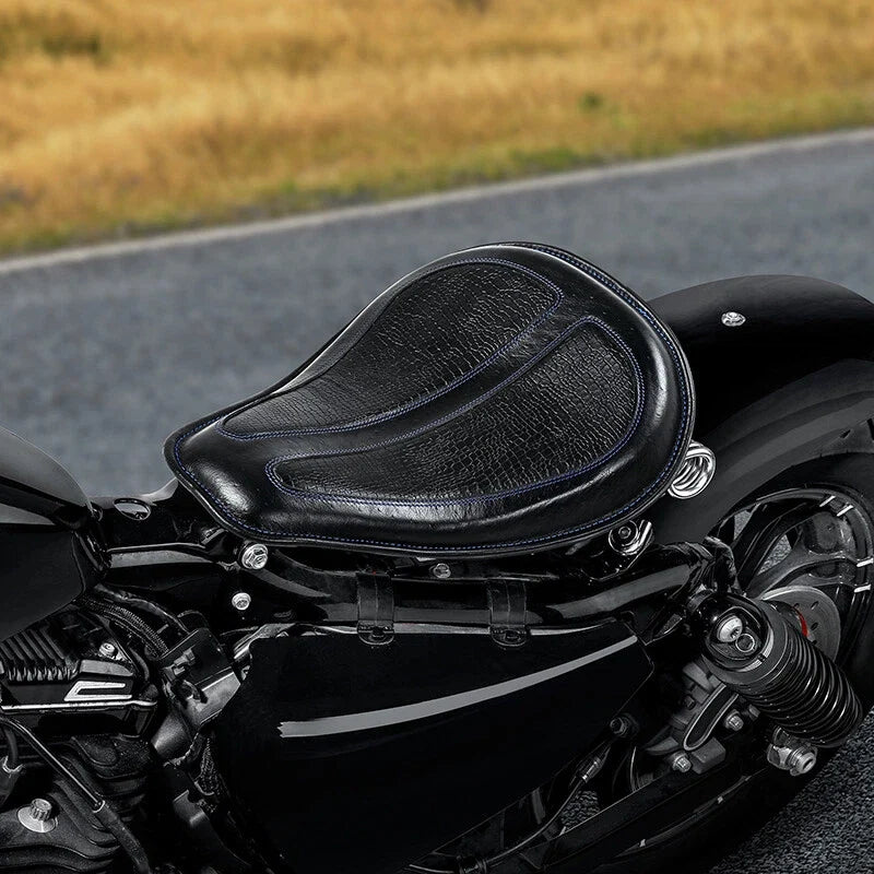 Solo Rider Driver Seat for Harley Sportster Iron 883 1200 (2004–2022)