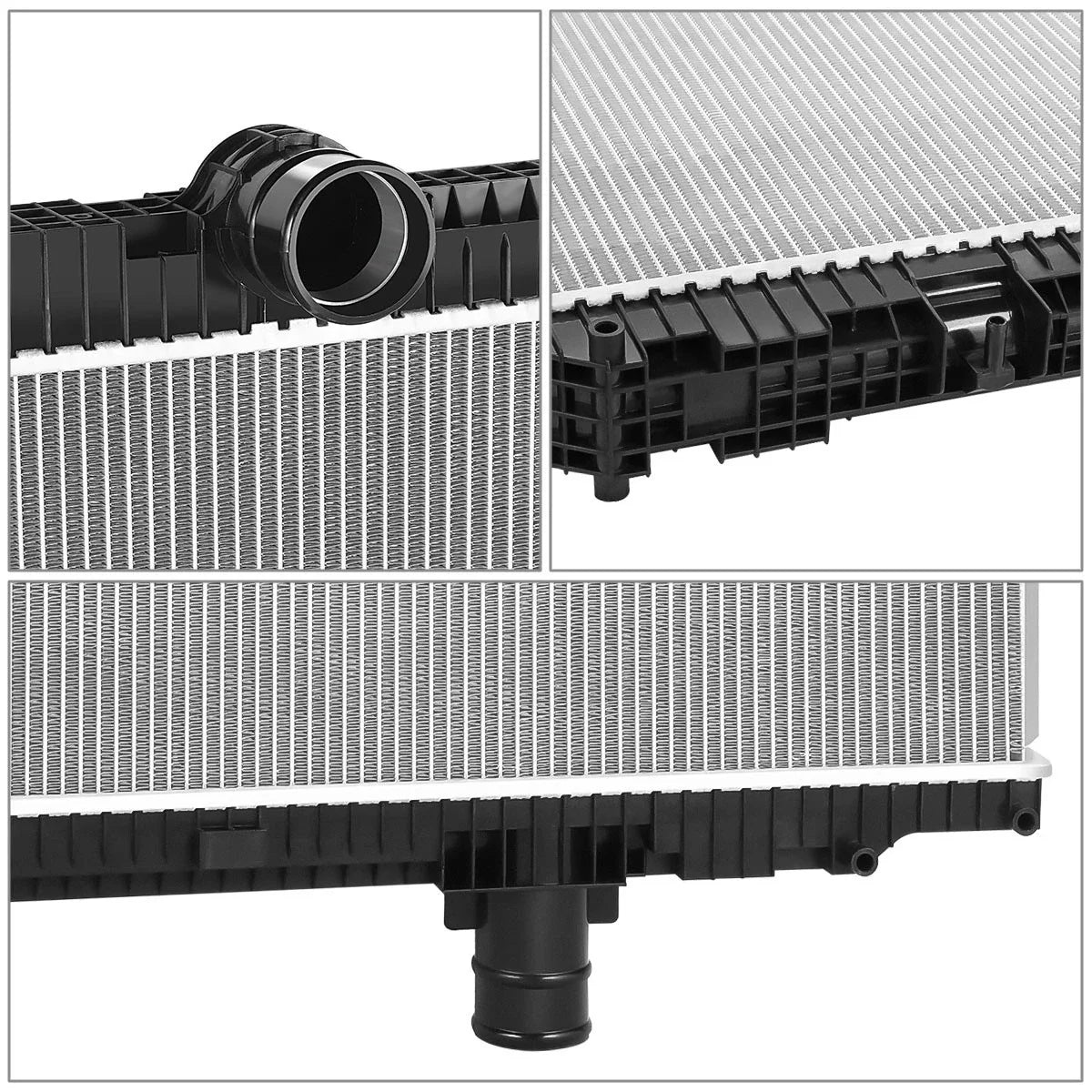 2-Row Cooling Radiator for Peterbilt 386 384 389/Kenworth W900 T800 T400 (2008–2013)