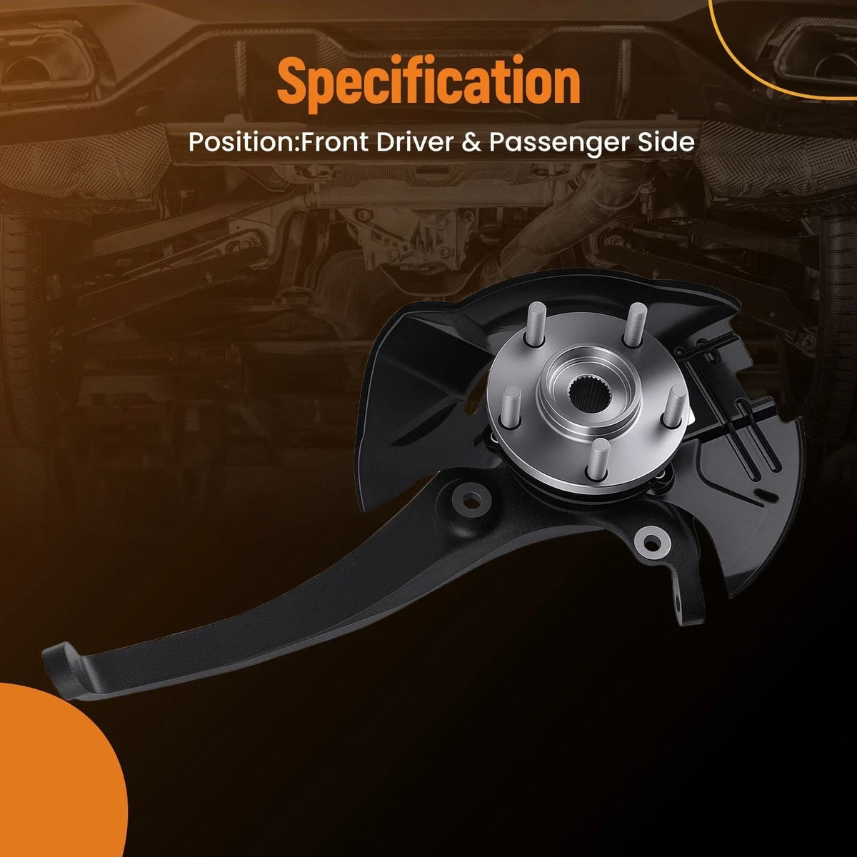 Front Suspension Steering Knuckle for Hyundai Sonata (2006–2010) LK105 LK106