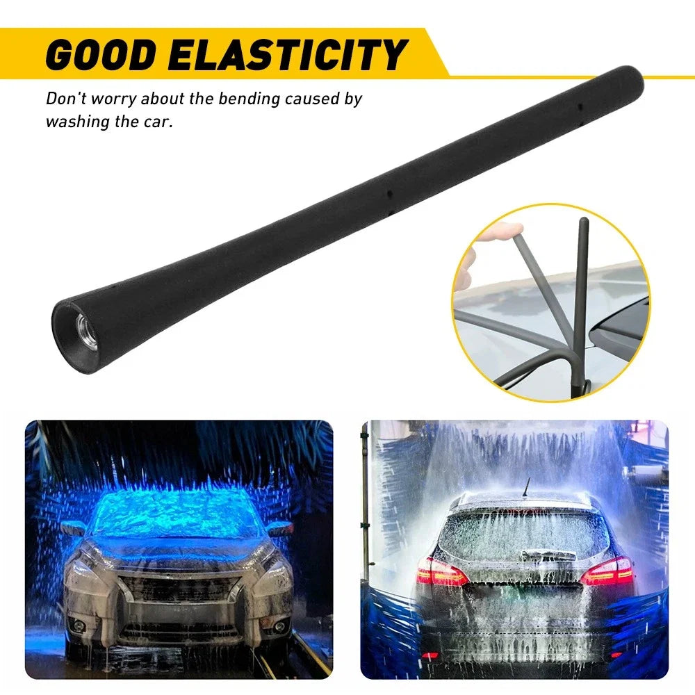 7" Short Black Antenna Mast for Ford F-150 F250 (2009–2021) EPY