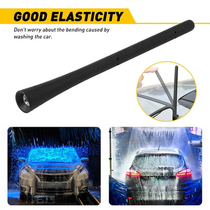 7" Short Black Antenna Mast for Ford F-150 F250 (2009–2021) EPY