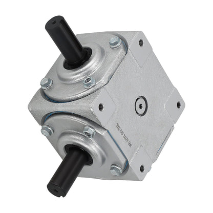 Right Angle Bevel Gearbox 40 HP 1,800 RPM with 2 Keyed Shafts CW/CW