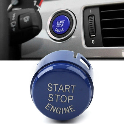 Blue Engine Start Stop Switch Button Cover for BMW F10 F15 F16 F22