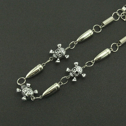 Set of 4 Men's Heavy Wallet Chains for Biker Trucker Jean Key Chain