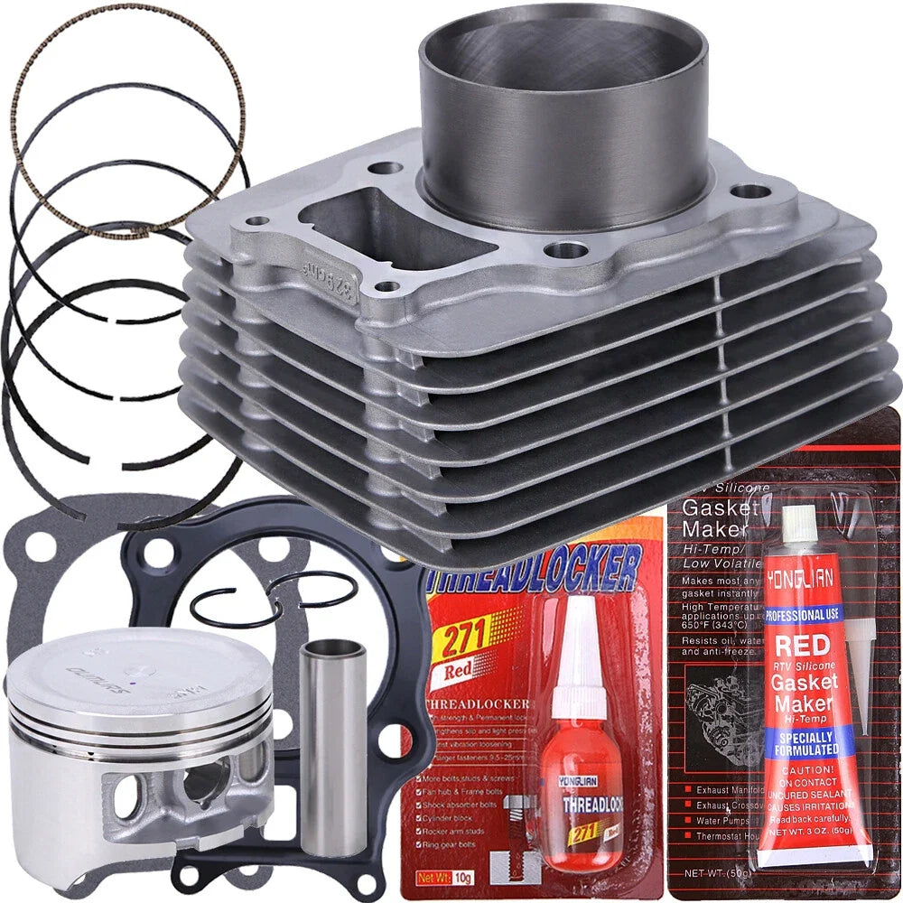 Top End Kit Cylinder Piston Gasket for Honda Rancher 350 TRX350FM (2000–2006)