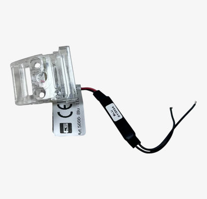 Chrome Blue LED Courtesy Light 0.5W for Foresti & Suardi 5666 (10–30V)