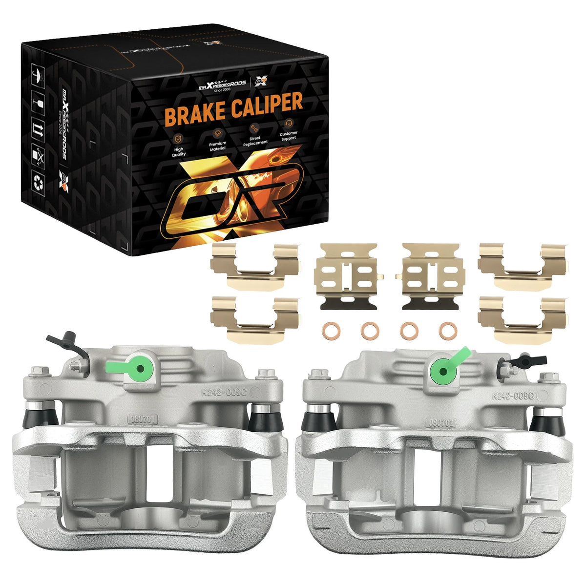 Set of 2 Rear Disc Brake Calipers for Chevrolet S10/GMC Sonoma (1998–2004) 18-B4712 18B4712