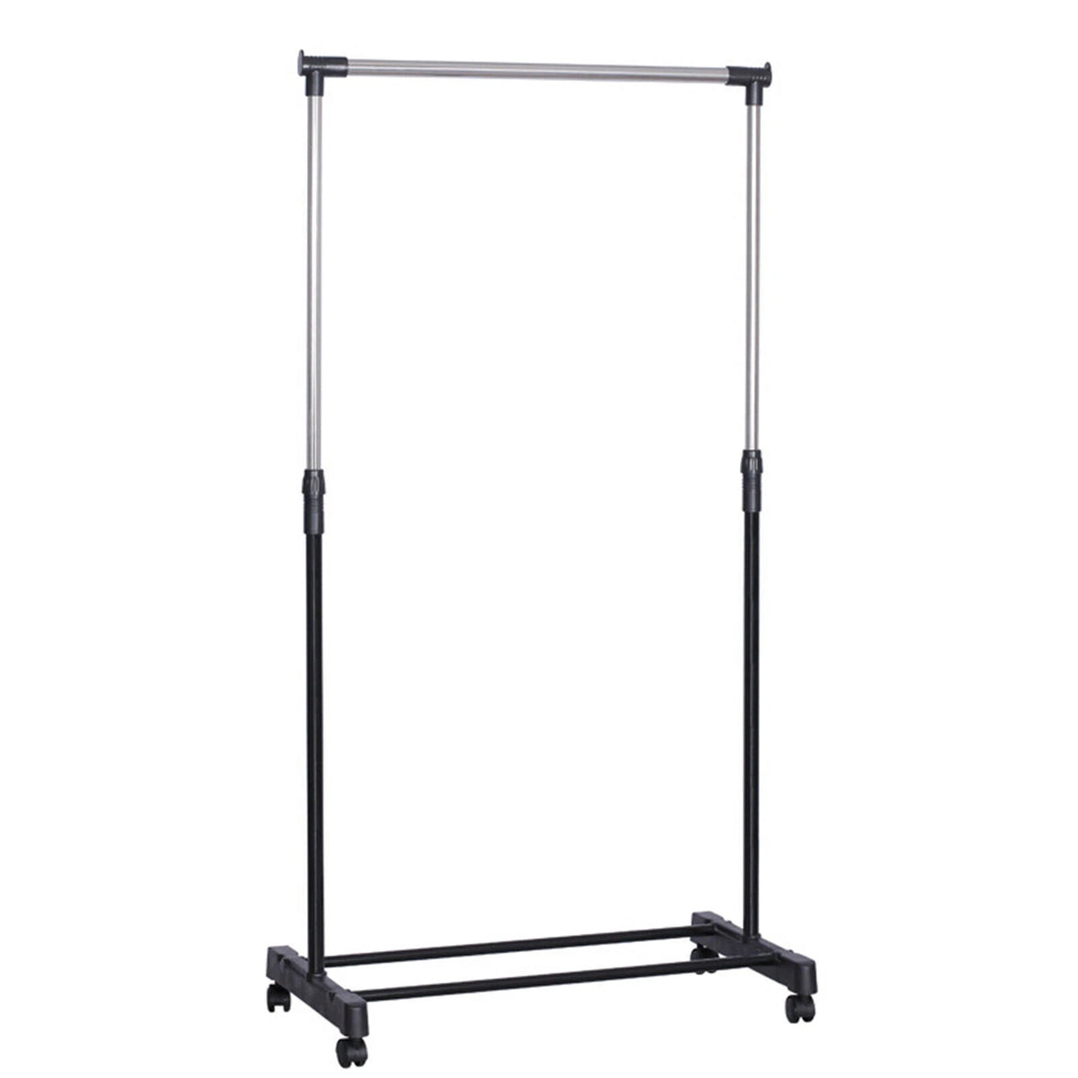 Height Adjustable Clothes Drying Rack Hanger Display Rack