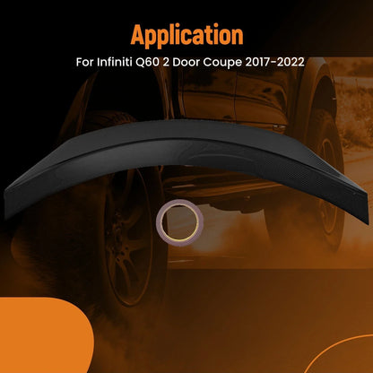 Carbon Fiber Spoiler Wing for Infiniti Q60 (2017–2022)
