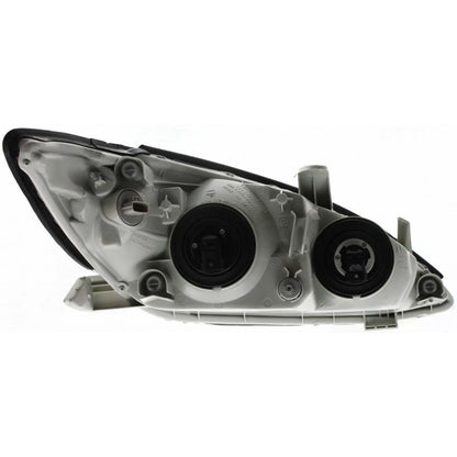 Headlight Assembly for Toyota Camry (2002–2004) - Driver Side, Chrome, LLX-TO2502137V-CL360A70, TO2502137