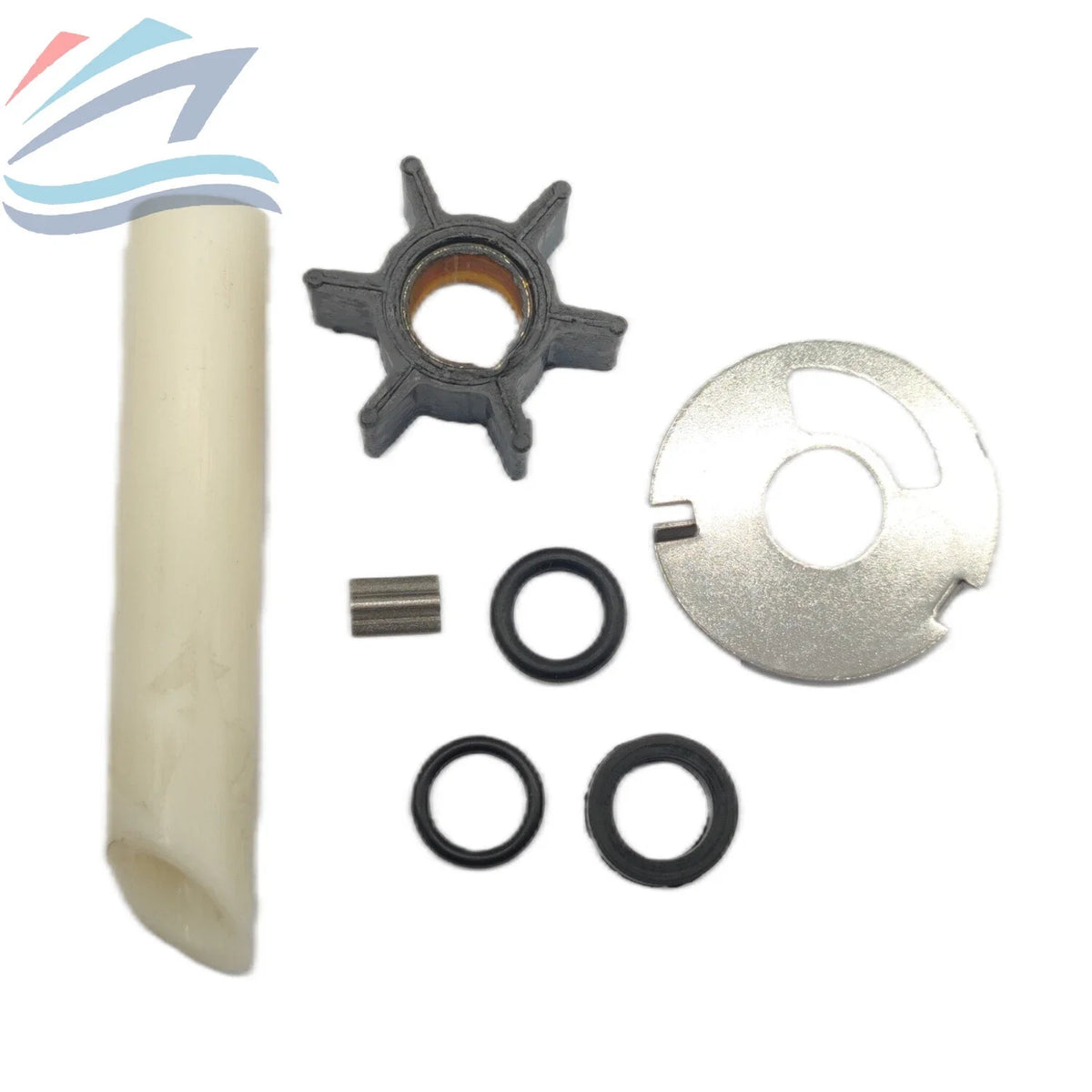 Water Pump Impeller Kit for Mercury 3.5-9.8 HP Motor (EM 89980T1, 89980Q)