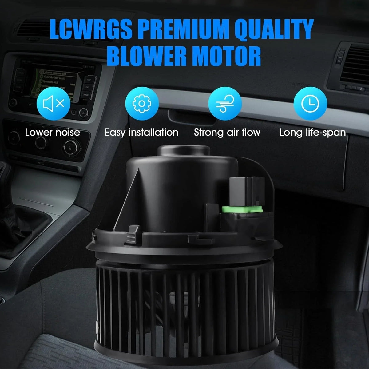 AC Heater Blower Motor w/ Fan 700272 for Ford Escape Focus (2012–2019)