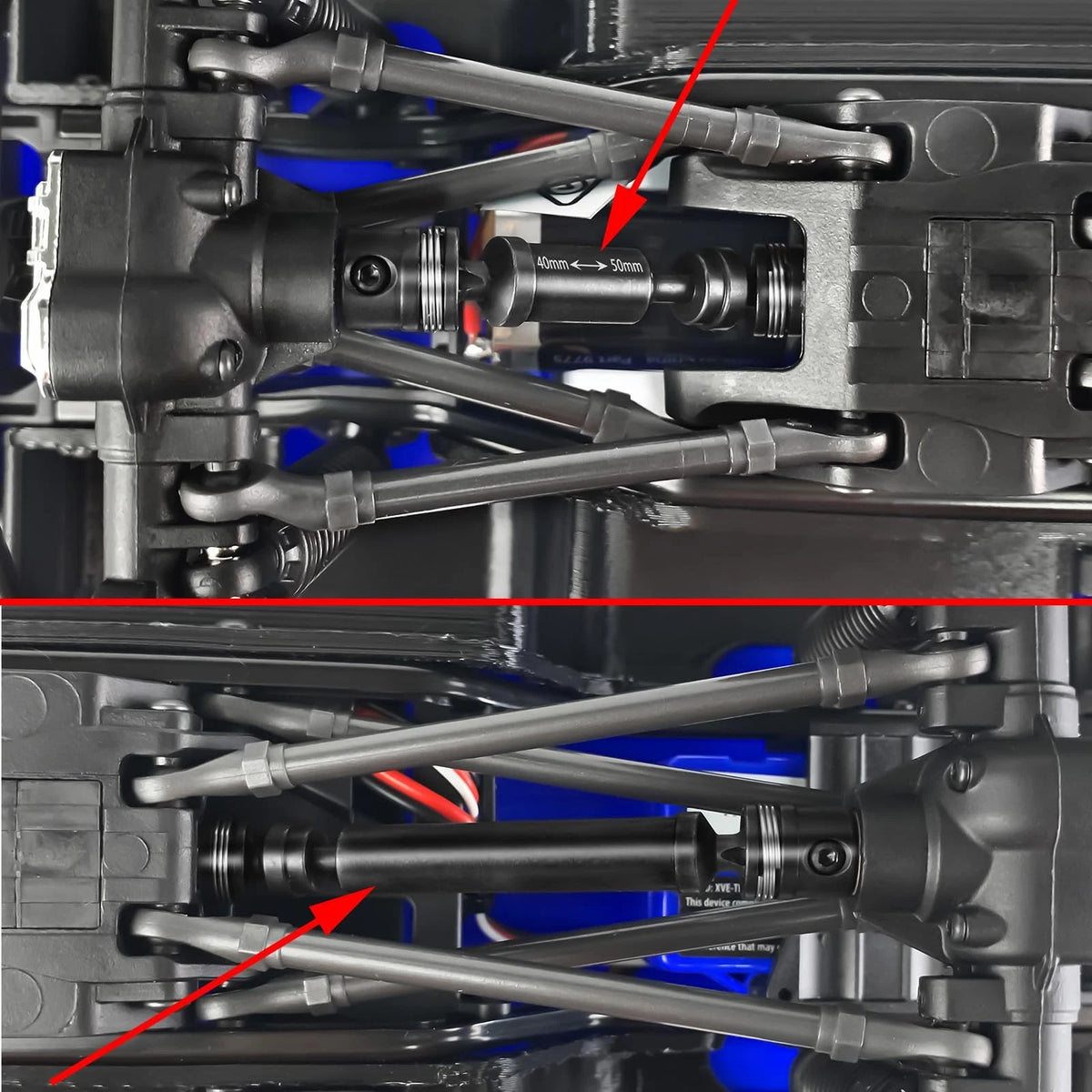 Steel RC Drive Shaft Upgrade for TRX4M K10 F150 (1/18th Scale)