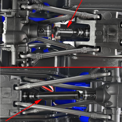 Steel RC Drive Shaft Upgrade for TRX4M K10 F150 (1/18th Scale)