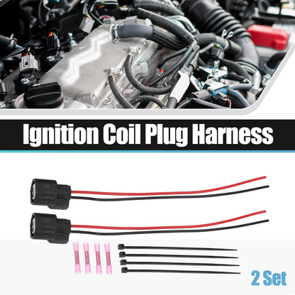 Set of 2 Fuel Injector Wire Pigtail Connector Repair Kit for Honda Pioneer 1000 (2016–2023)