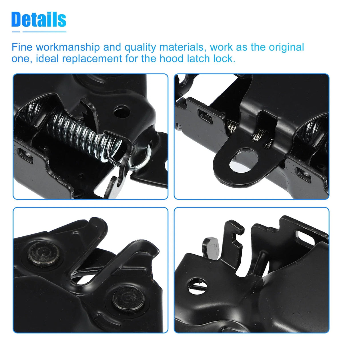 Metal Black Hood Latch Lock 5351004030 for Toyota Tacoma (2005–2011)